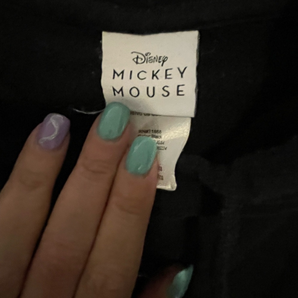 Disney Women’s Black Mickey Mouse hooded Sweatshirt - Picture 6 of 6